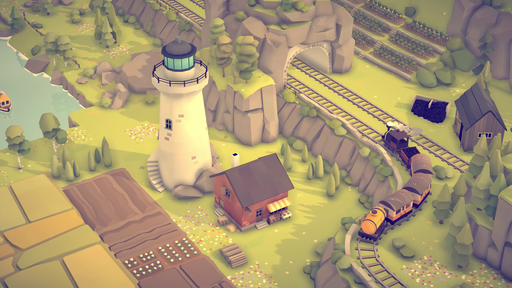 Новости - Islands & Trains — уютные диорамы с паровозиком